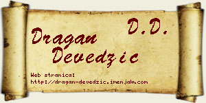 Dragan Devedžić vizit kartica